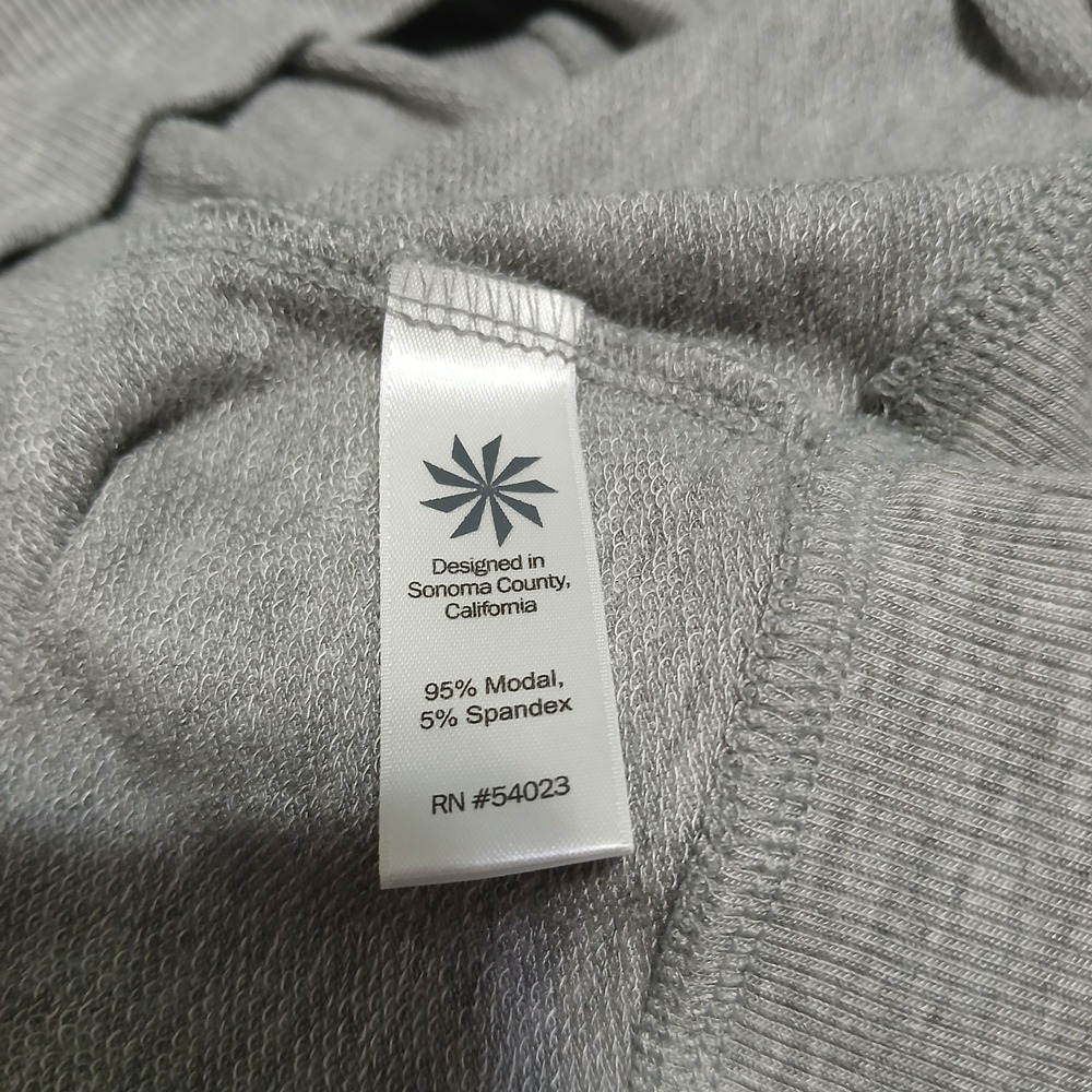 Athleta Criss Cross Back Sweatshirt Pullover Athleisure Top Gray Size‎ S - Picture 4 of 6